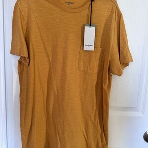 Goodfellow & Co Yellow Short Sleeve Pocket Tee
